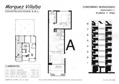 Departamento 2 Ambientes C/balcon - Imagen# 9
