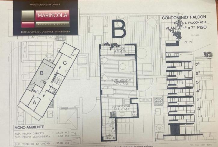 Monoambiente C/balcon a Estrenar - Imagen# 8